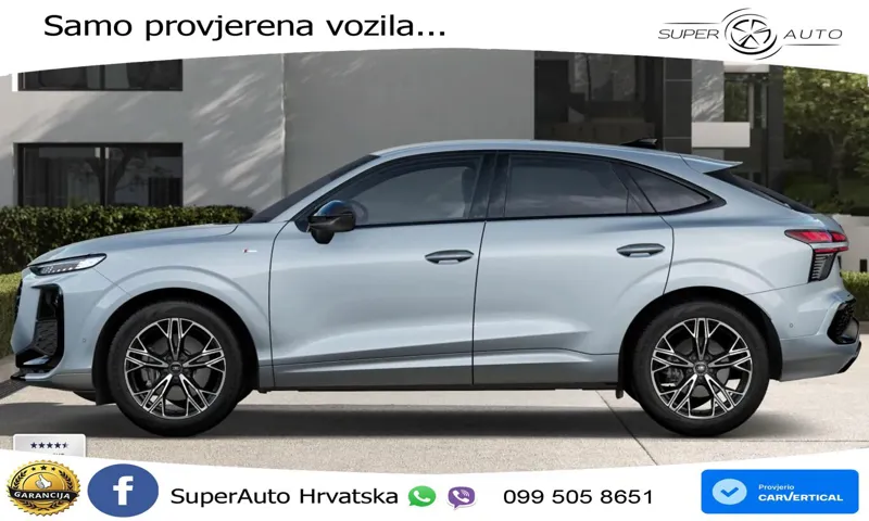 Audi Q3 III Sportback 2.0 TFSI (265 KS) quattro S tronic LED+GR SJED+ACC