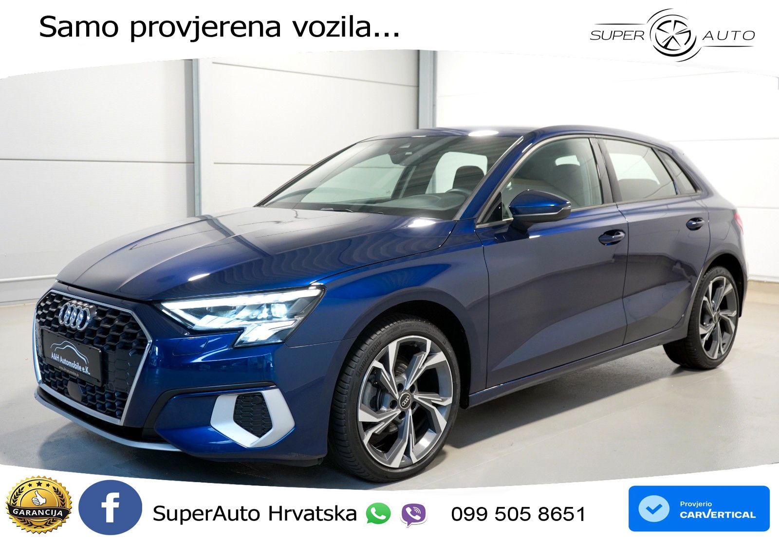 Audi A3 35 TDI (150 KS) S tronic LED+GR SJED+ACC