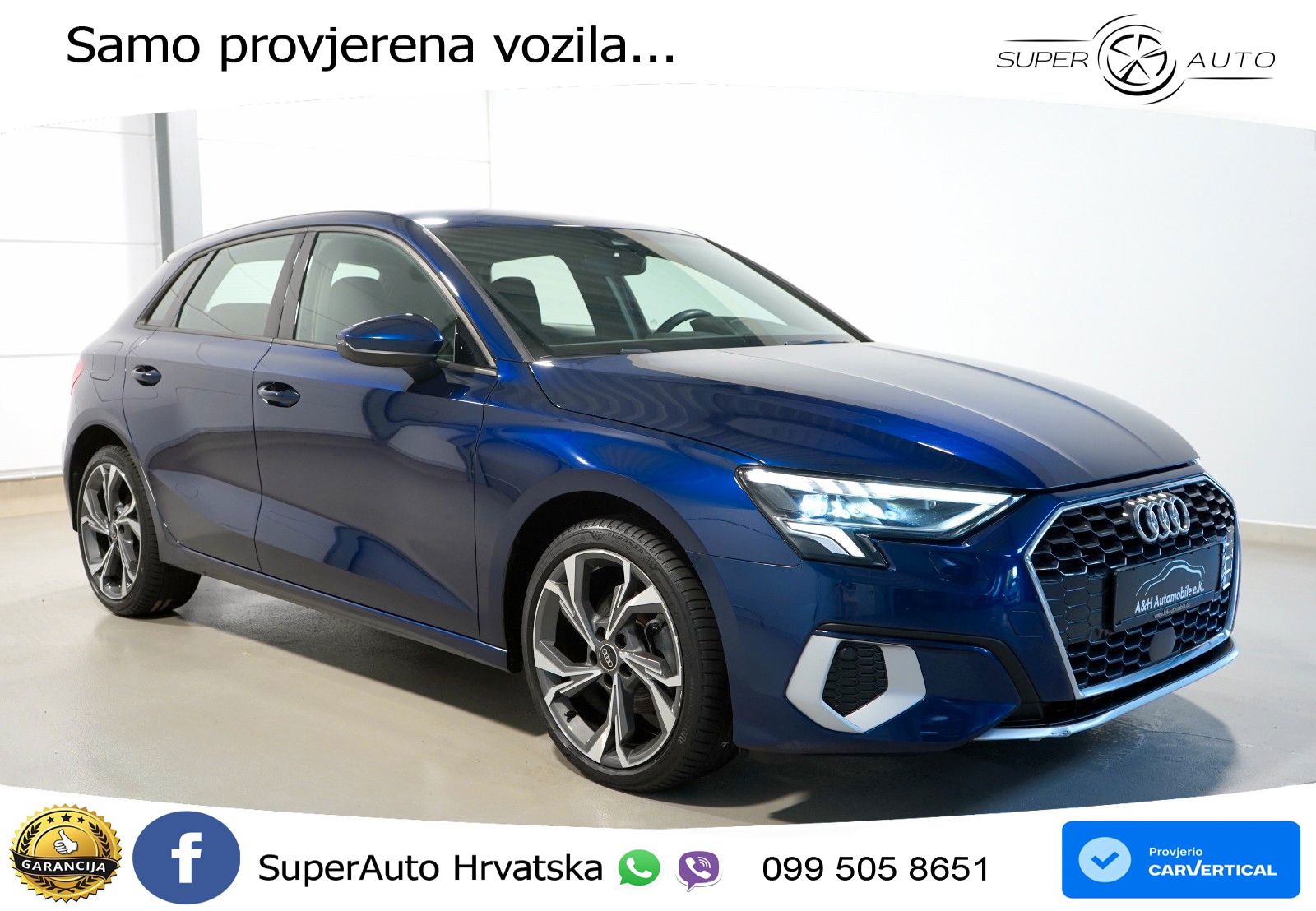 Audi A3 35 TDI (150 KS) S tronic LED+GR SJED+ACC