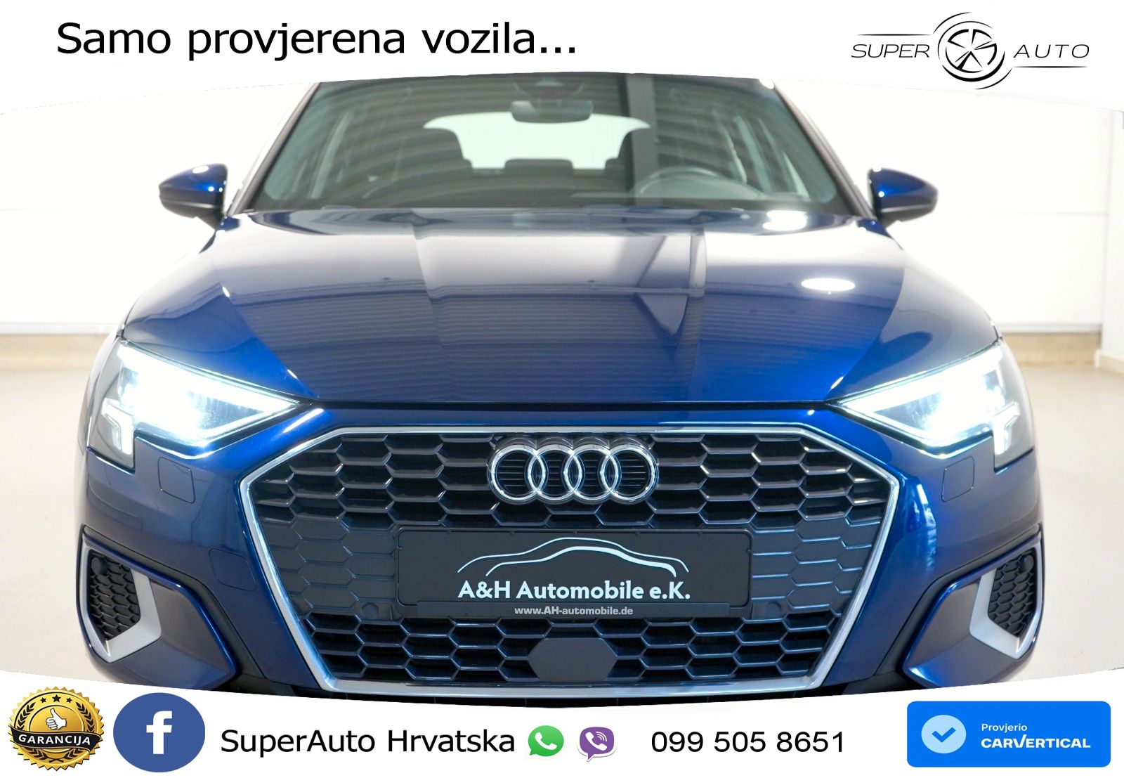 Audi A3 35 TDI (150 KS) S tronic LED+GR SJED+ACC