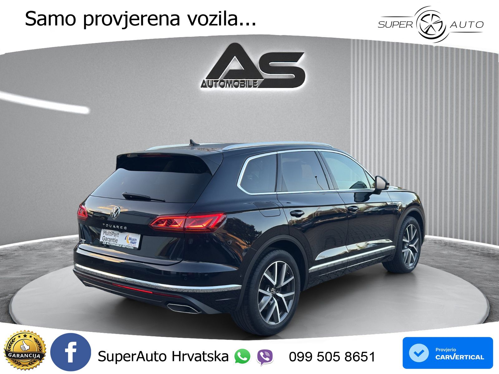 Volkswagen Touareg 3.0 V6 TDI (286 KS) 4MOTION Tiptronic ZRAČNI+ACC+4xGR SJED+KAM