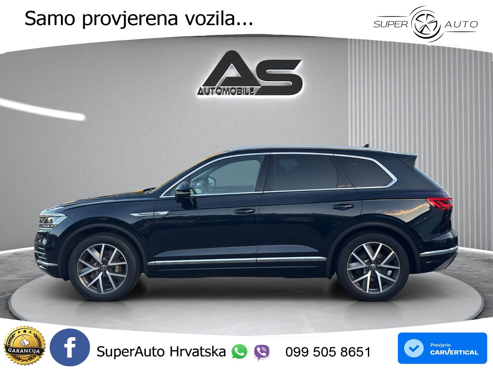 Volkswagen Touareg 3.0 V6 TDI (286 KS) 4MOTION Tiptronic ZRAČNI+ACC+4xGR SJED+KAM