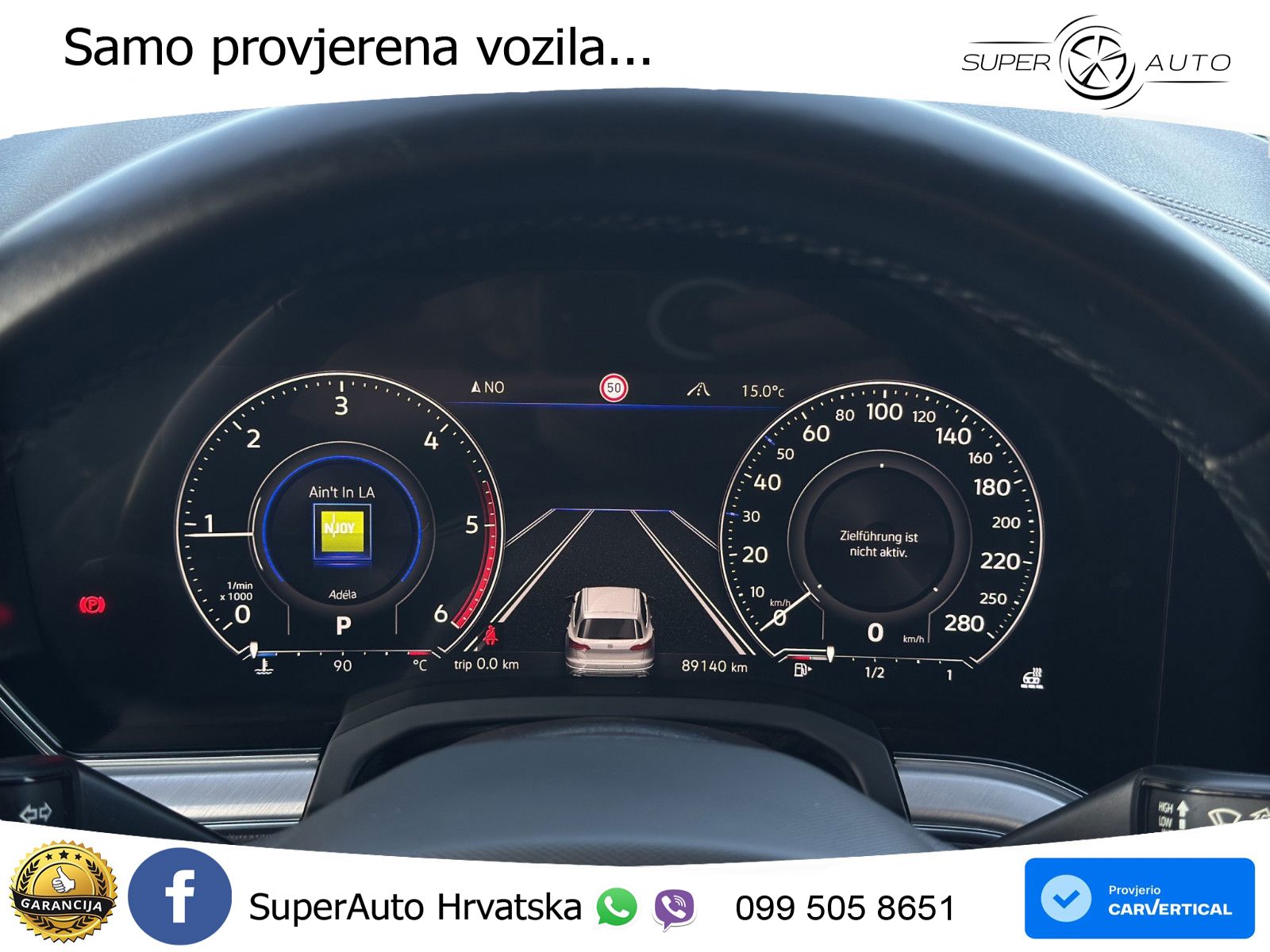 Volkswagen Touareg 3.0 V6 TDI (286 KS) 4MOTION Tiptronic ZRAČNI+ACC+4xGR SJED+KAM