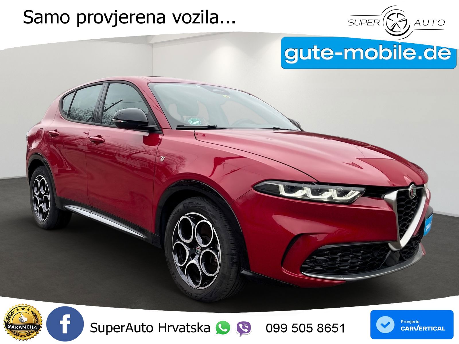 Alfa Romeo Tonale 1.5 VGT (160 KS) 48V-Hybrid TCT LED+ACC