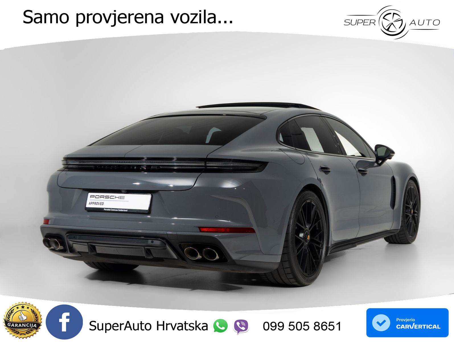 Porsche Panamera GTS 4.0 V8 (500 KS) PDK LED+GR SJED+ACC