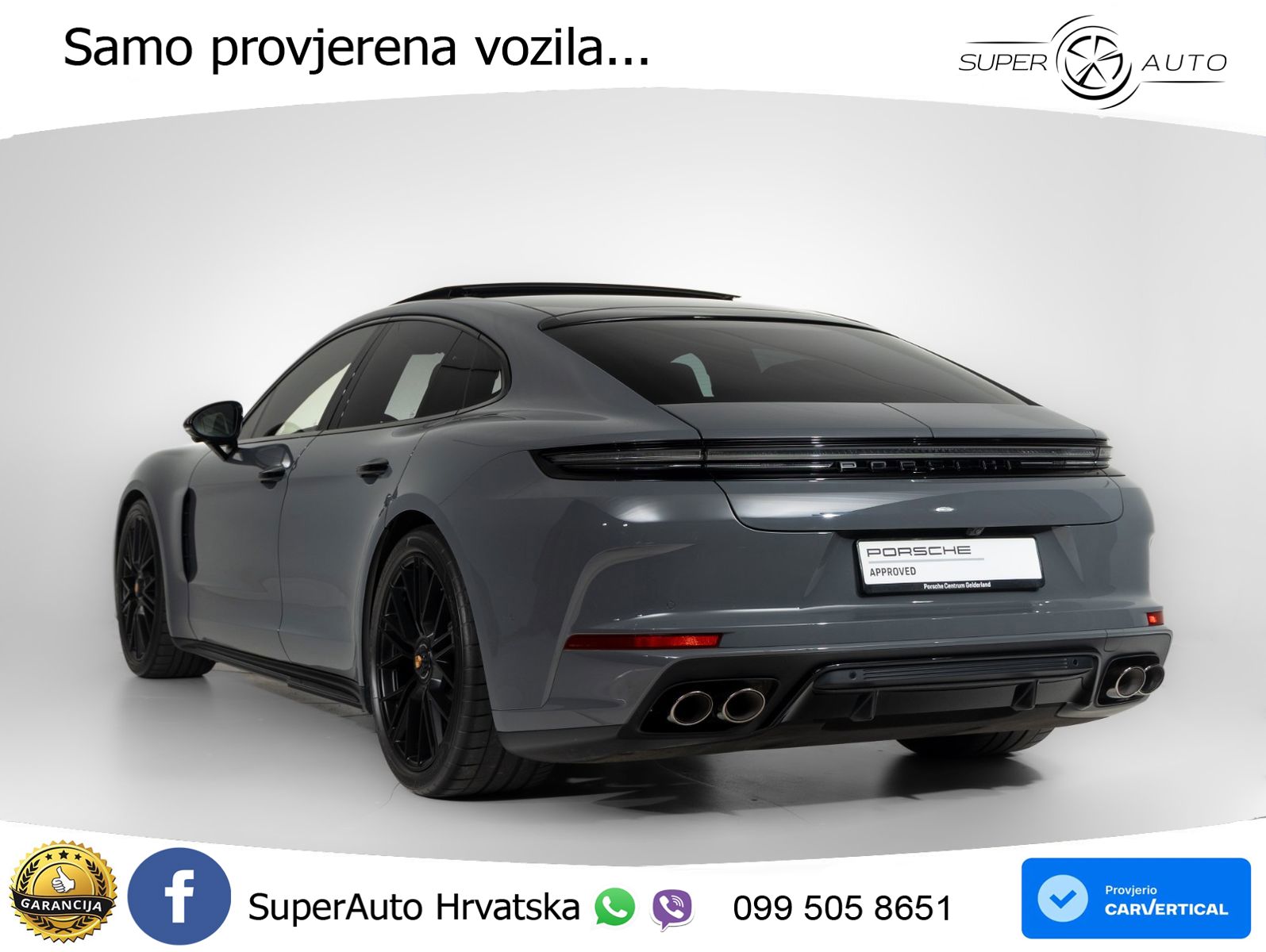 Porsche Panamera GTS 4.0 V8 (500 KS) PDK LED+GR SJED+ACC