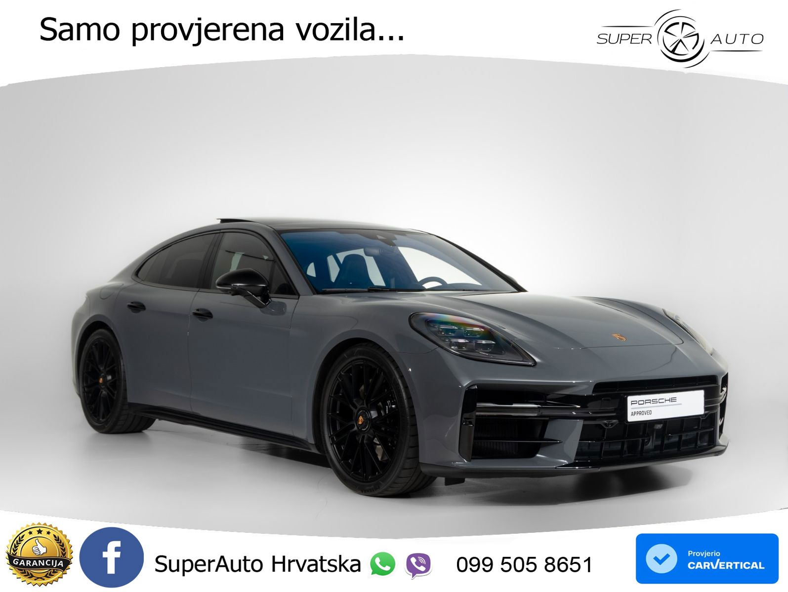 Porsche Panamera GTS 4.0 V8 (500 KS) PDK LED+GR SJED+ACC