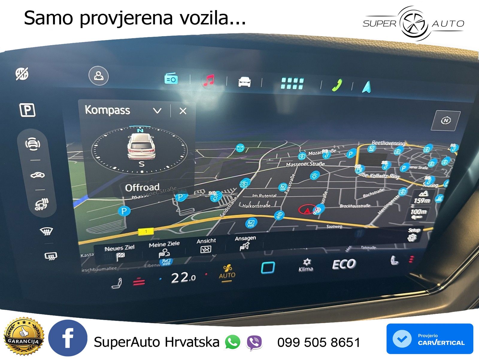 Volkswagen Touareg R 3.0 V6 TFSI (462 KS) 4MOTION Tiptronic ZRAČNI+ACC+GR SJED+KAM+PANO