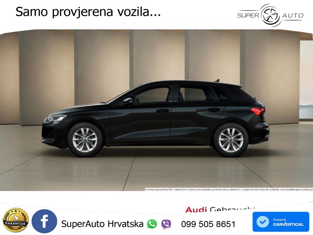 Audi A3 Sportback 30 TFSI (116 KS) Mild Hybrid S tronic