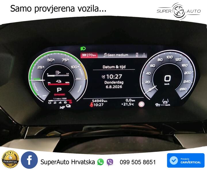 Audi A3 40 TFSIe (204 KS) S tronic advanced