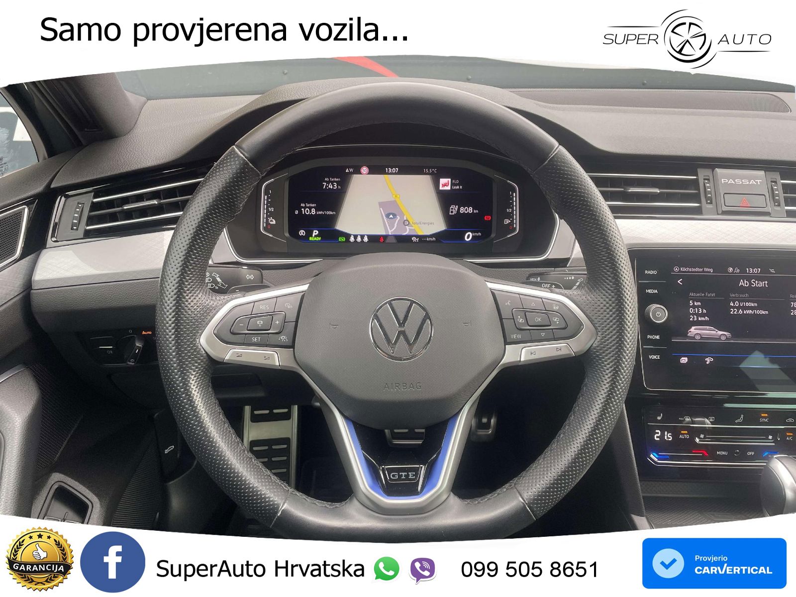 Volkswagen Passat Variant GTE 1.4 TSI (218 KS) DSG LED+GR SJED+ACC