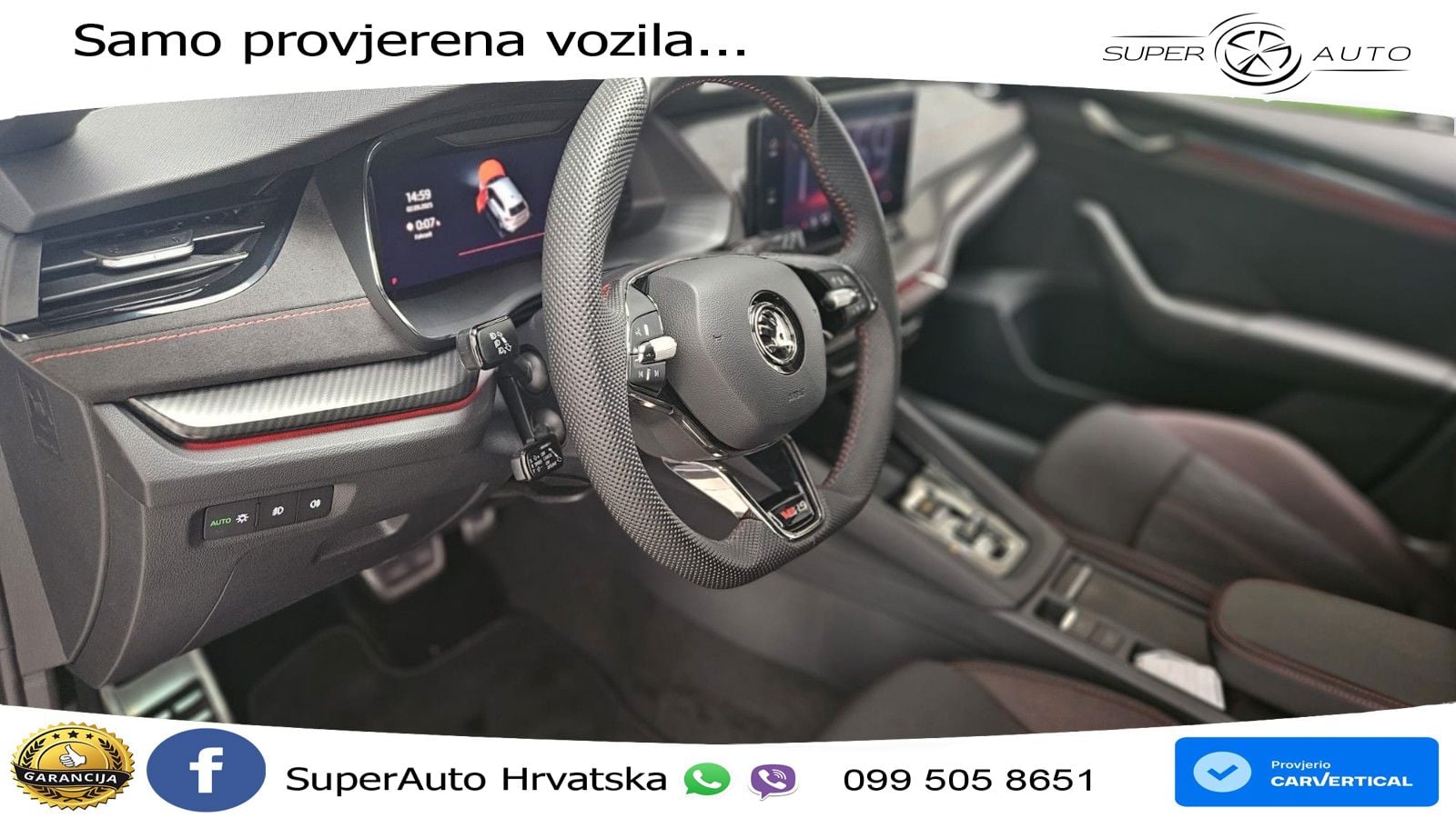 Škoda Octavia Combi RS 2.0 TDI (200 KS) DSG LED+GR SJED+ACC