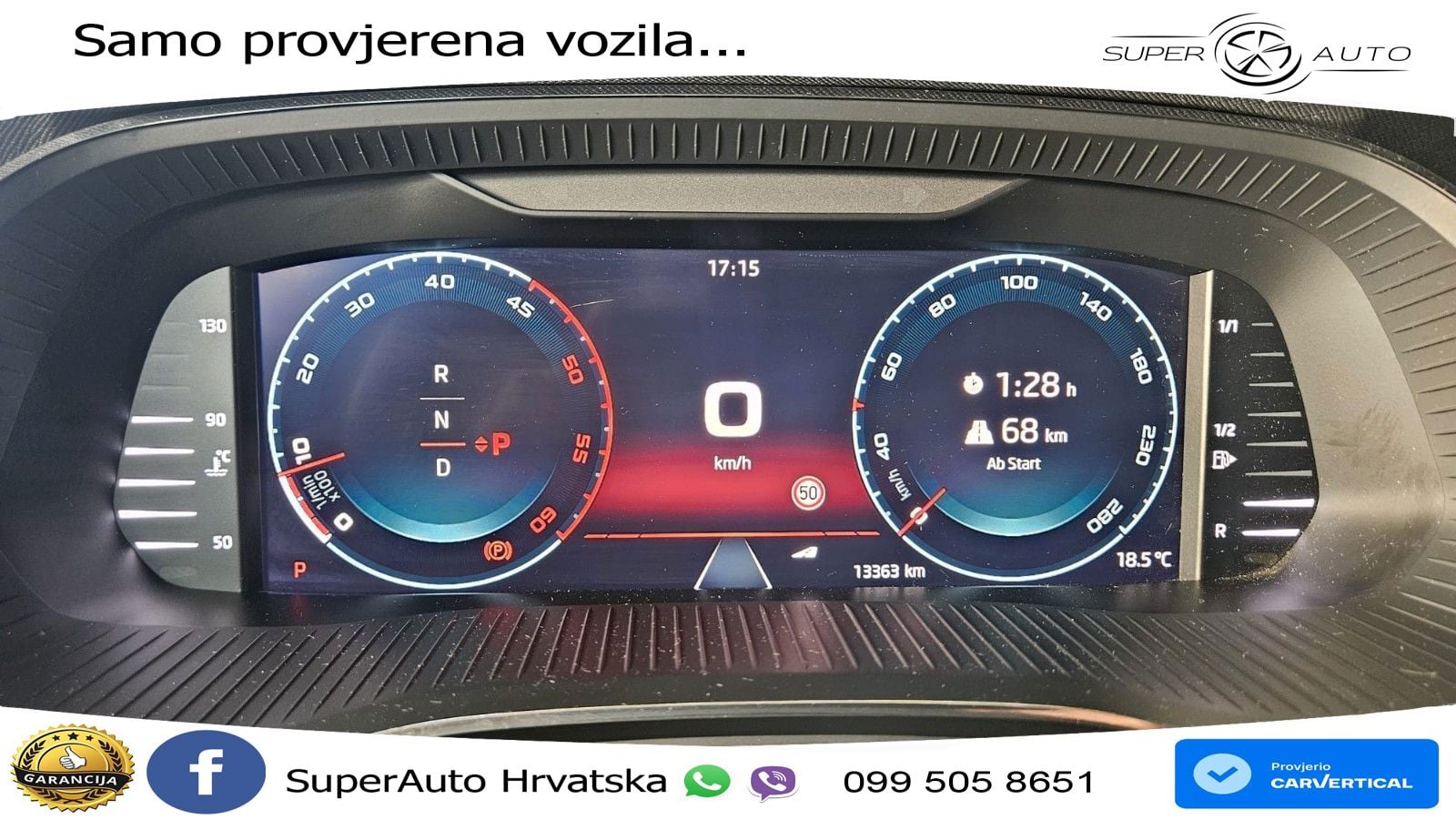 Škoda Octavia Combi RS 2.0 TDI (200 KS) DSG LED+GR SJED+ACC