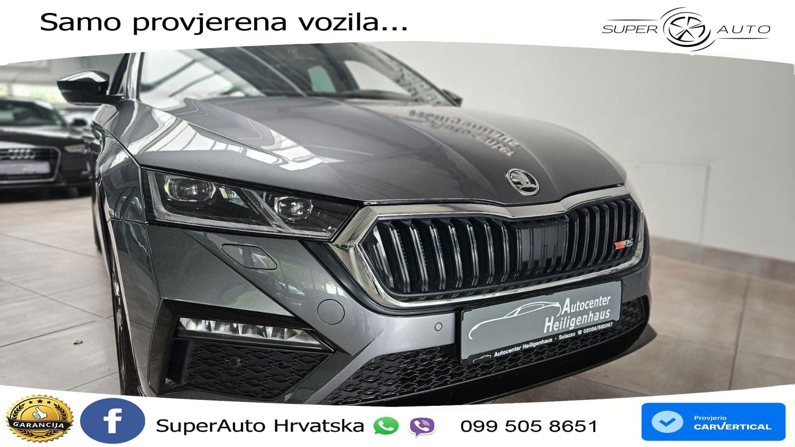 Škoda Octavia Combi RS 2.0 TDI (200 KS) DSG LED+GR SJED+ACC