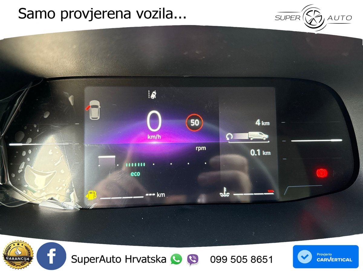 Renault Trafic KOMFORT L1H1 3,0t BLUE DCi 150 KAMERA+DAB 150 KS