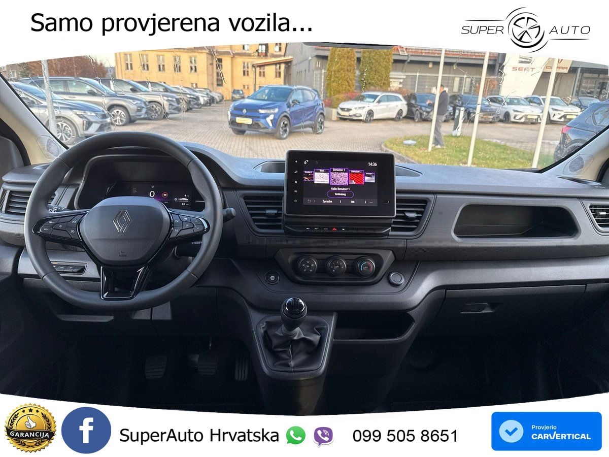 Renault Trafic KOMFORT L1H1 3,0t BLUE DCi 150 KAMERA+DAB 150 KS