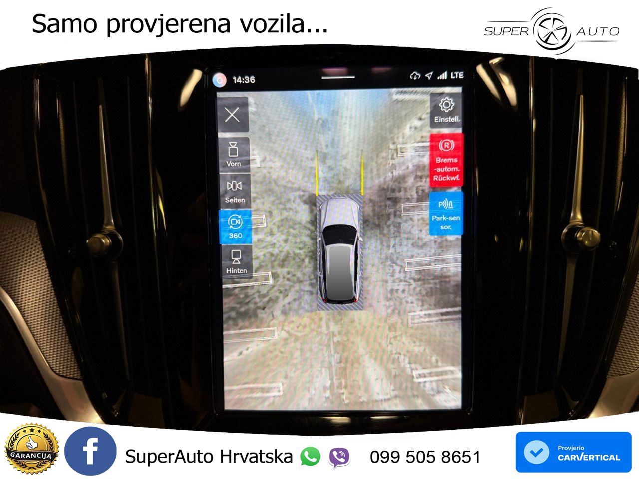 Volvo V60 2.0 B4 Benzin DCT ACC+GR SJED+360+PANO
