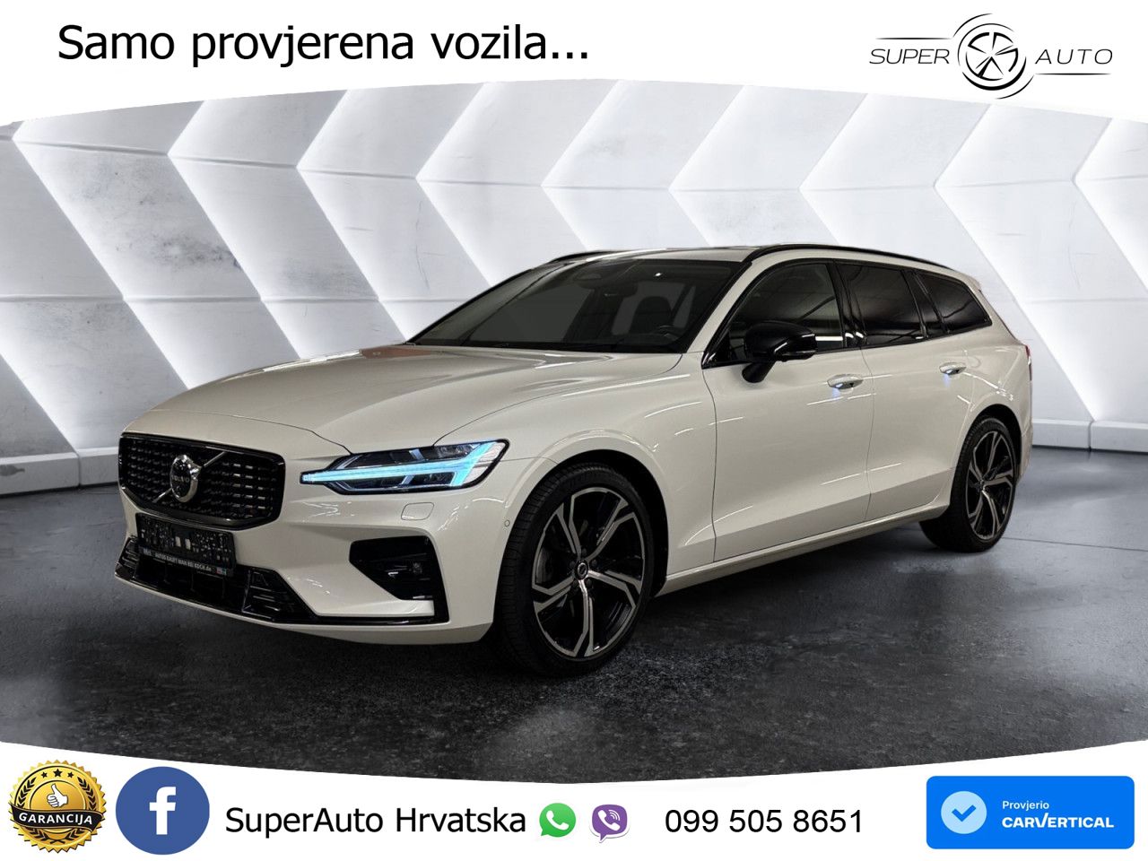Volvo V60 2.0 B4 Benzin DCT ACC+GR SJED+360+PANO