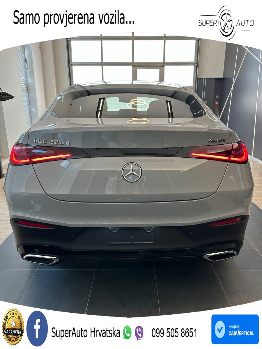 Mercedes GLC Coupe 220d (197 KS) 4MATIC 9G-TRONIC LED+GR SJED+ACC