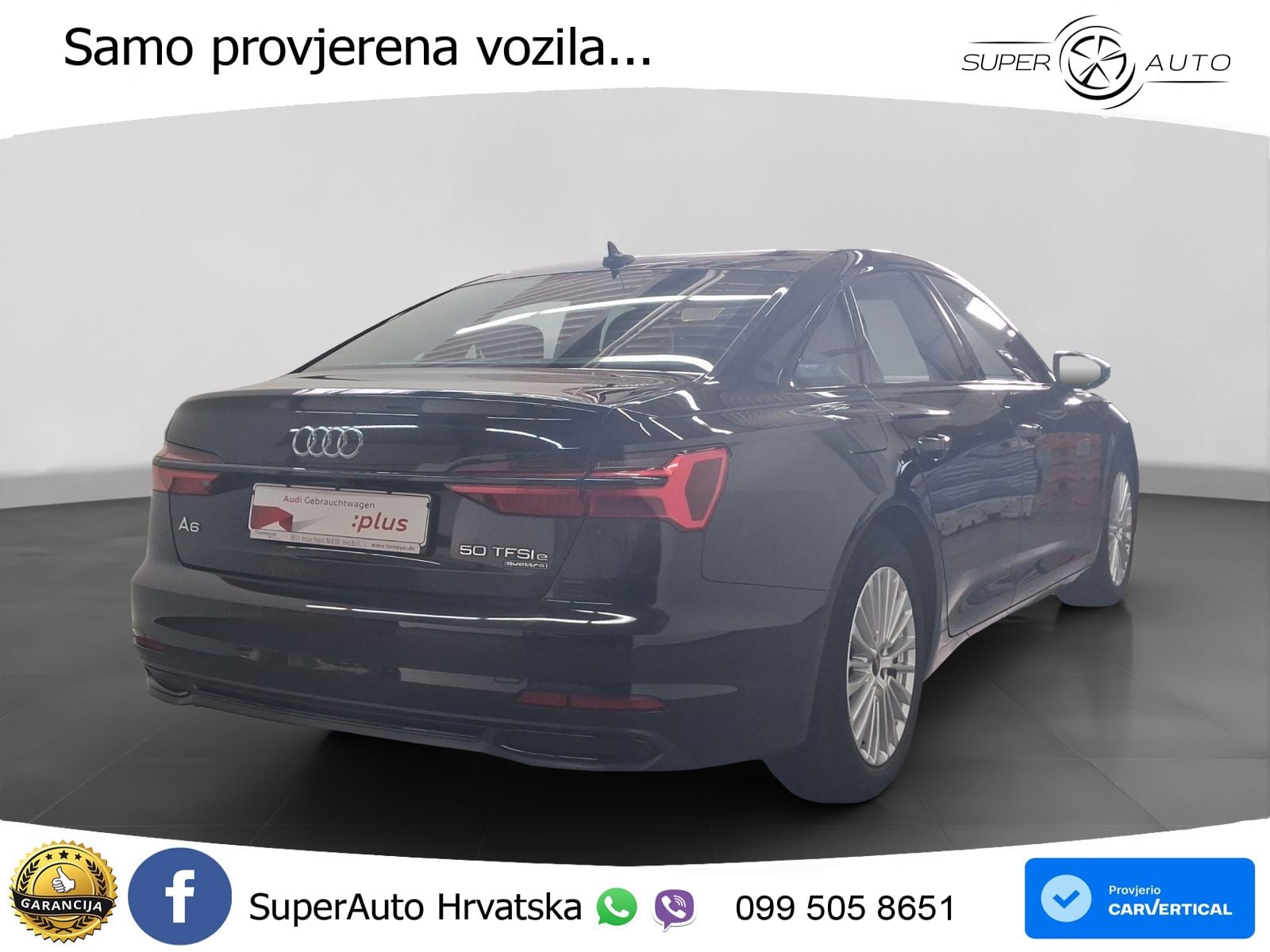 Audi A6 50 TFSIe (299 KS) quattro ultra S tronic LED+GR SJED+ACC