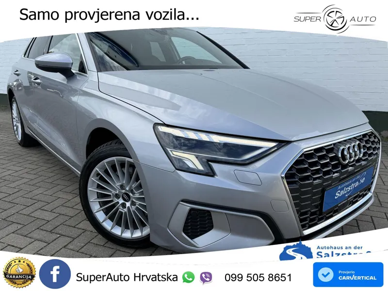 Audi A3 40 TFSIe (204 KS) S tronic S line LED+GR SJED+ACC