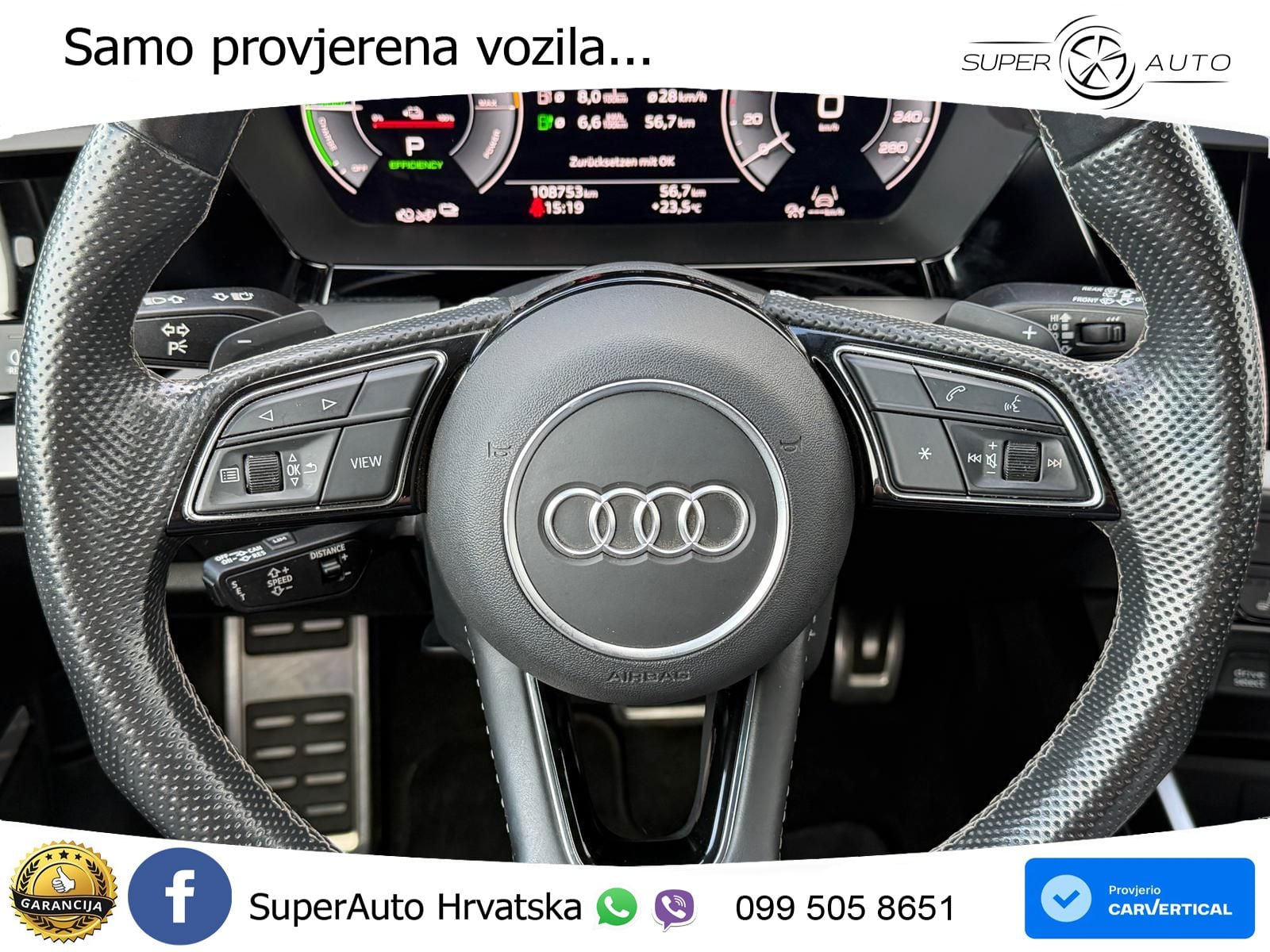 Audi A3 40 TFSIe (204 KS) S tronic S line LED+GR SJED+ACC