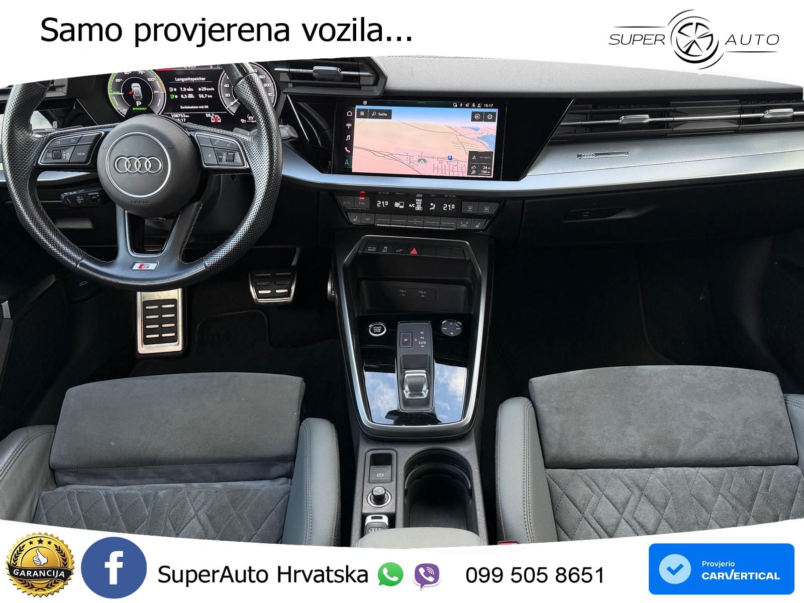 Audi A3 40 TFSIe (204 KS) S tronic S line LED+GR SJED+ACC