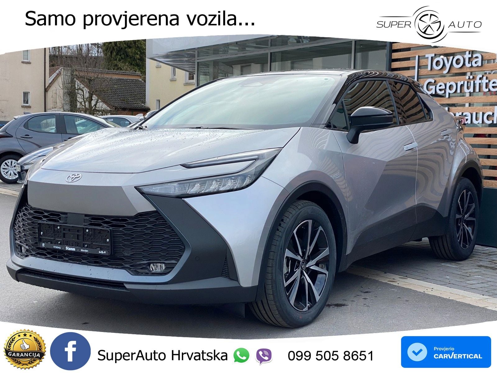 Toyota C-HR 1.8 (140 KS) Hybrid e-CVT LED+GR SJED+ACC