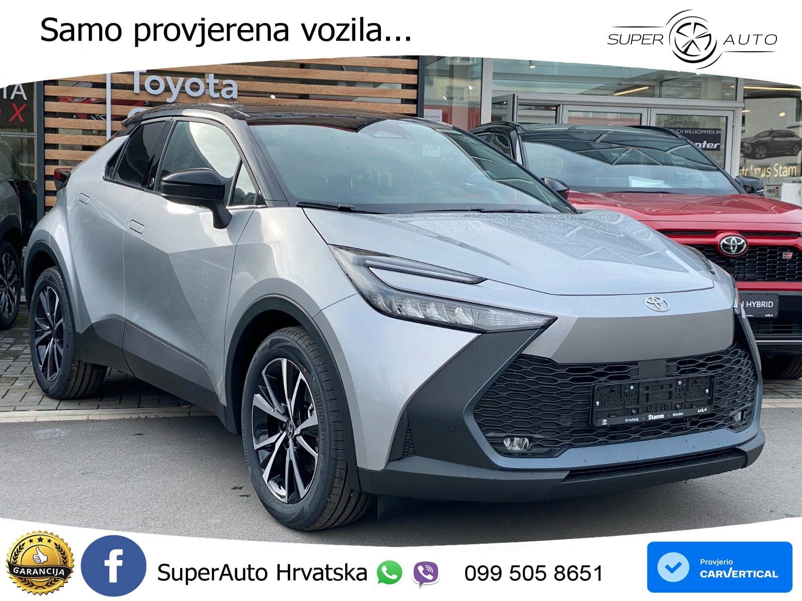 Toyota C-HR 1.8 (140 KS) Hybrid e-CVT LED+GR SJED+ACC