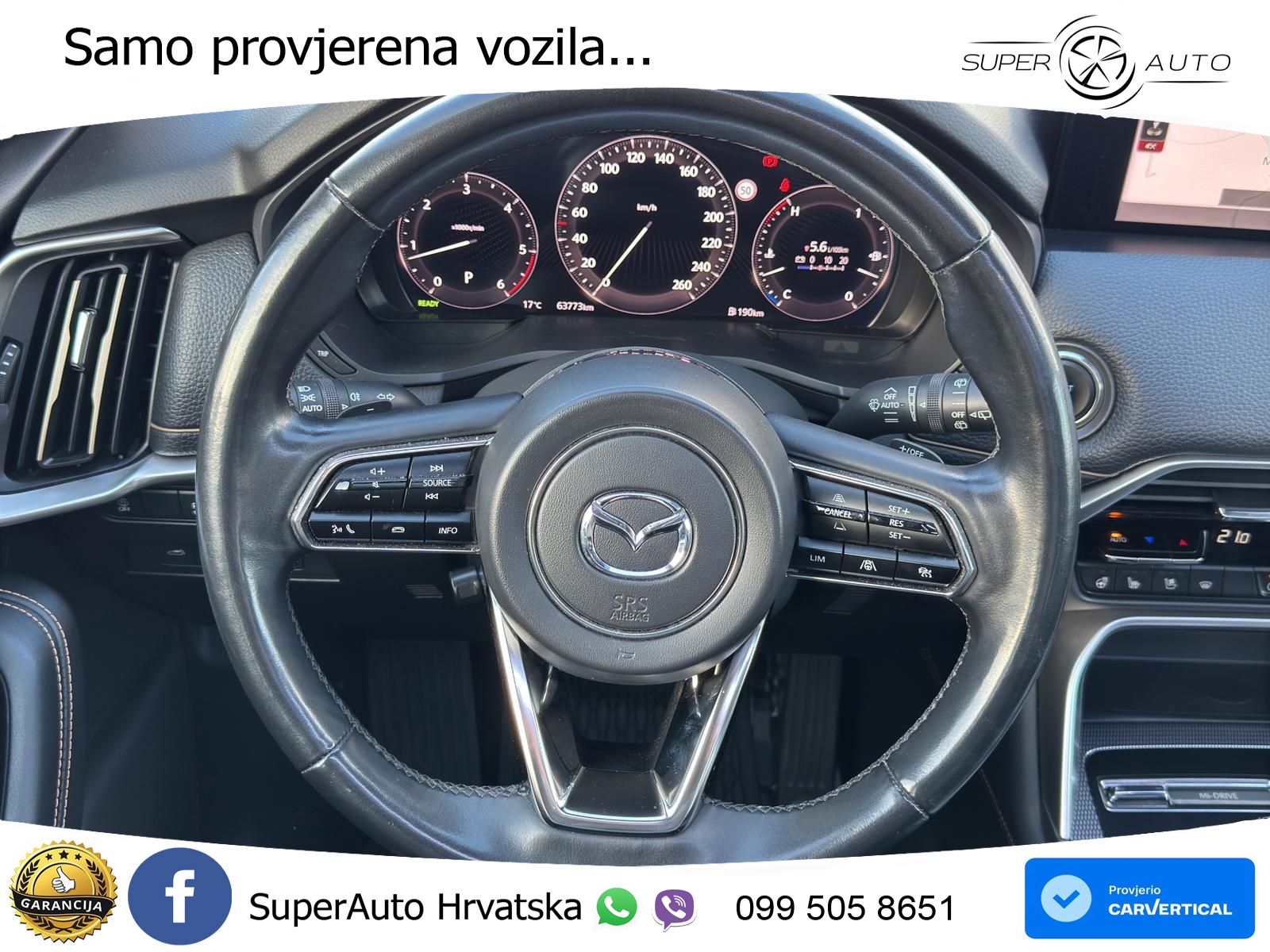 Mazda CX-60 3.3 e-Skyactiv D (254 KS) AWD Automatic LED+GR SJED+ACC