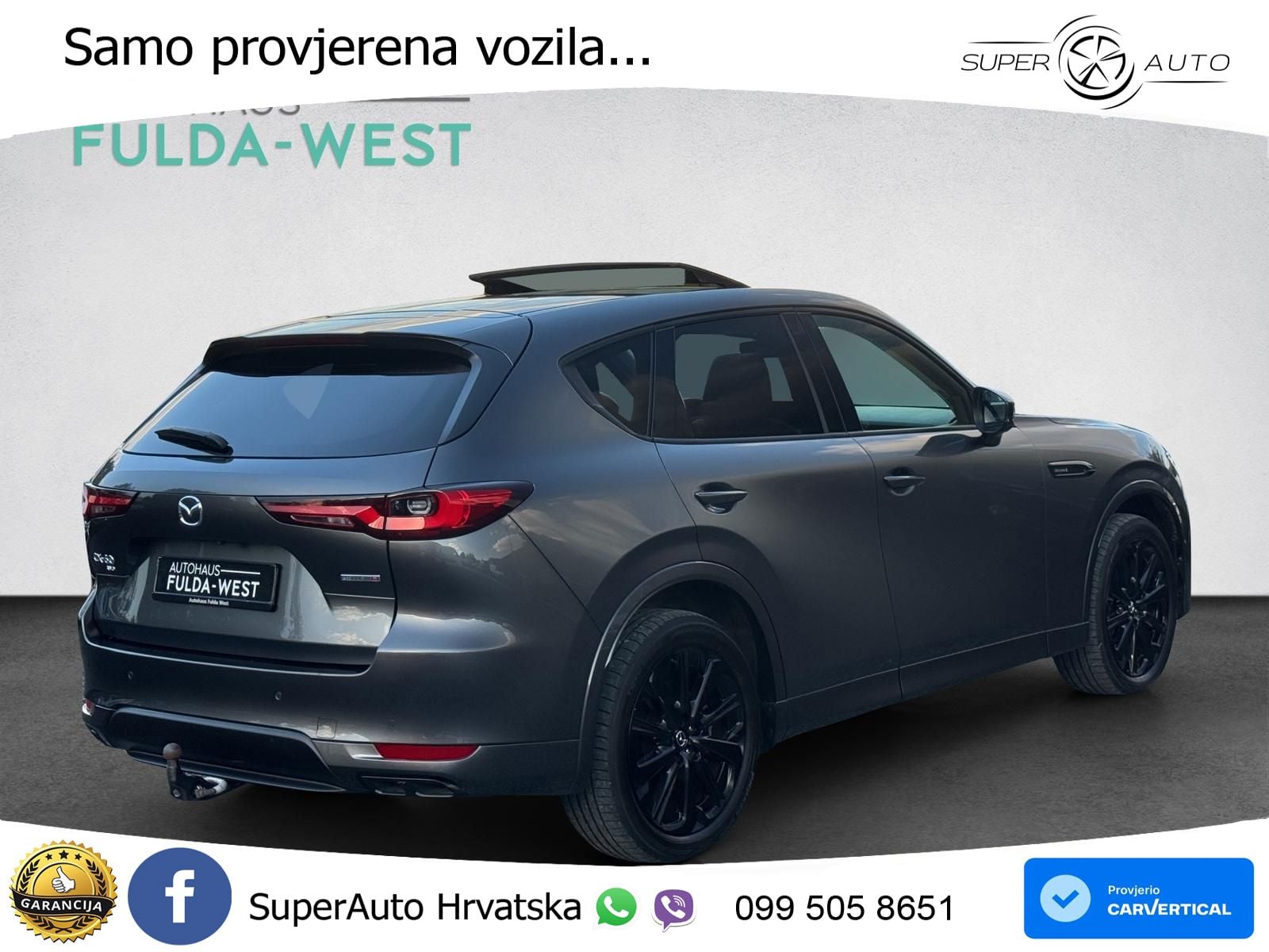 Mazda CX-60 3.3 e-Skyactiv D (254 KS) AWD Automatic LED+GR SJED+ACC