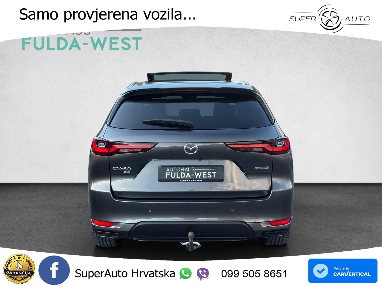 Mazda CX-60 3.3 e-Skyactiv D (254 KS) AWD Automatic LED+GR SJED+ACC