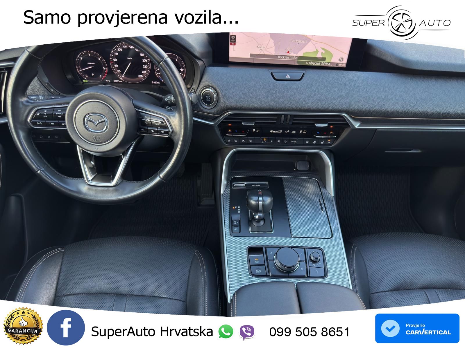 Mazda CX-60 3.3 e-Skyactiv D (254 KS) AWD Automatic LED+GR SJED+ACC