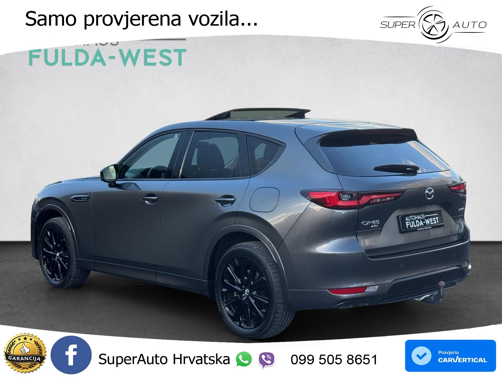 Mazda CX-60 3.3 e-Skyactiv D (254 KS) AWD Automatic LED+GR SJED+ACC