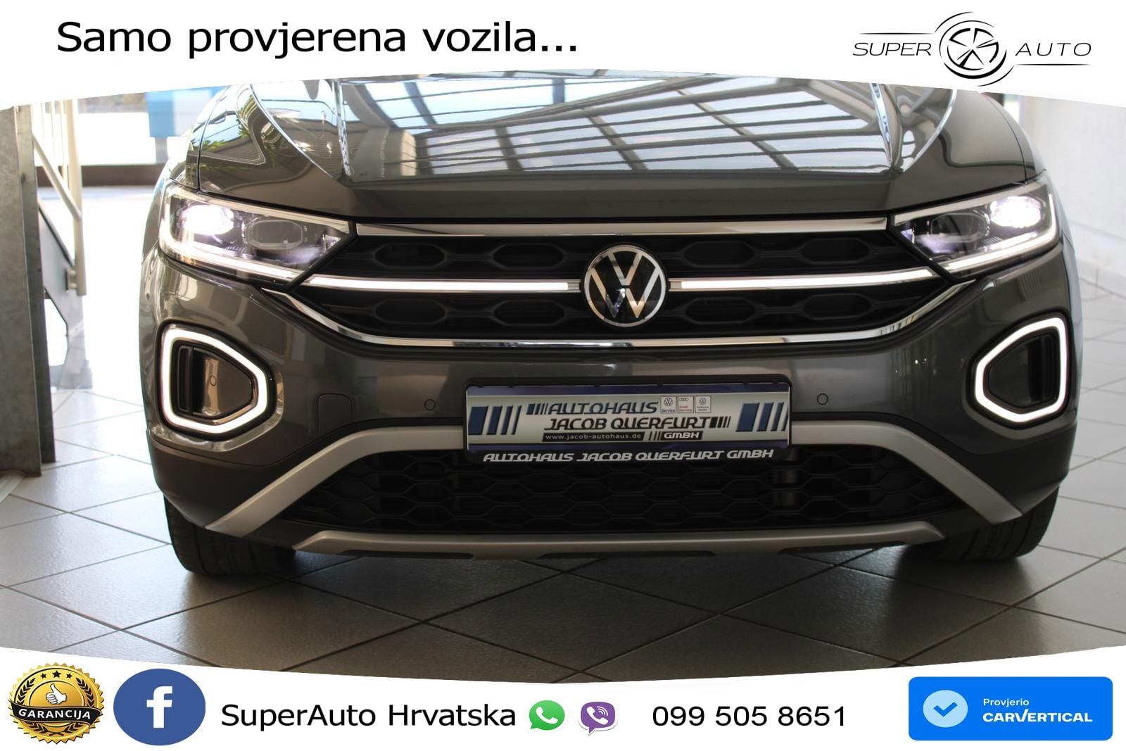 Volkswagen T-Roc 1.5 TSI (150 KS) DSG MATRIX+GR SJED+KAM