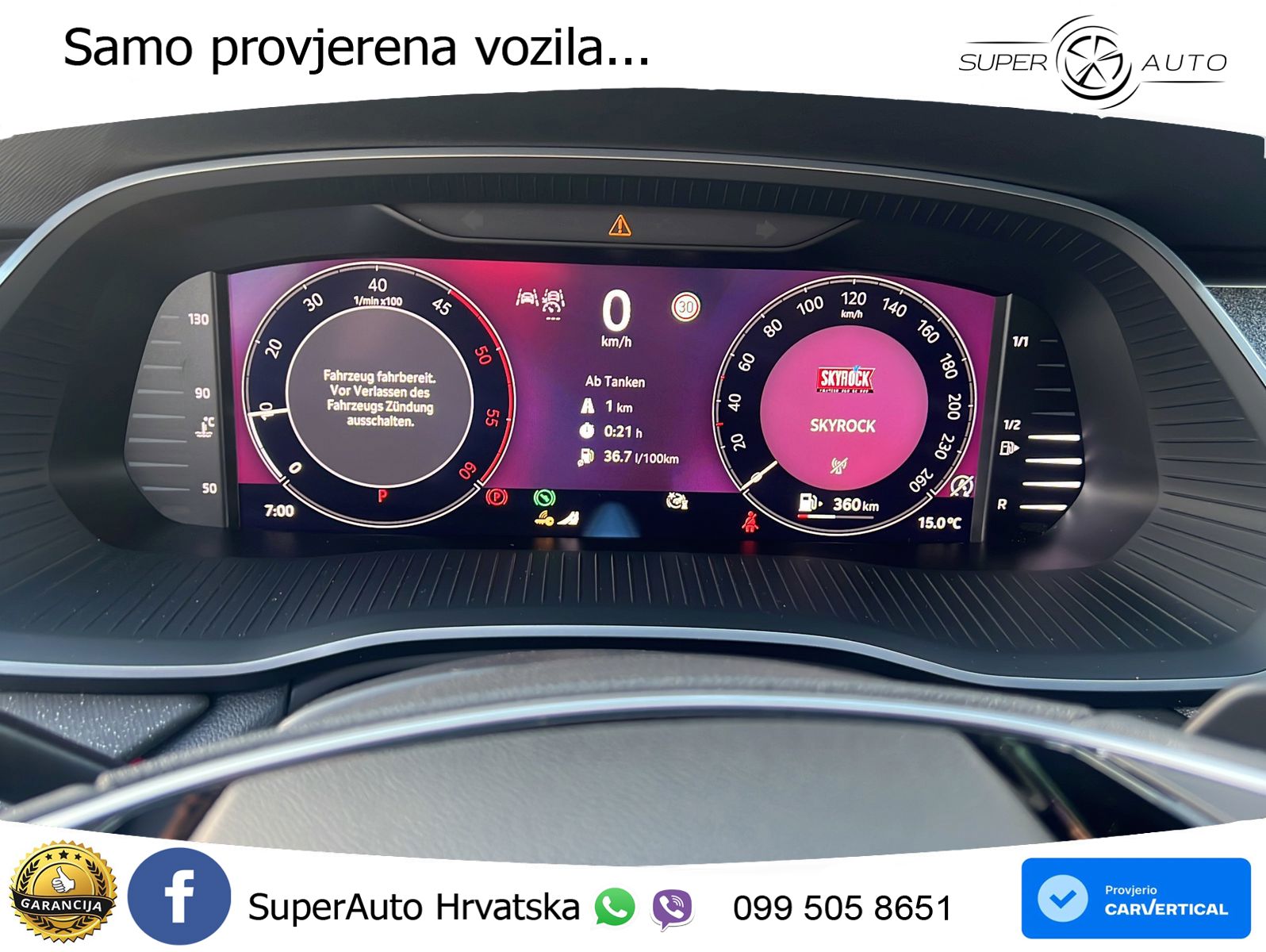 Škoda Octavia Combi 2.0 TDI (150 KS) DSG Selection LED+GR SJED+ACC