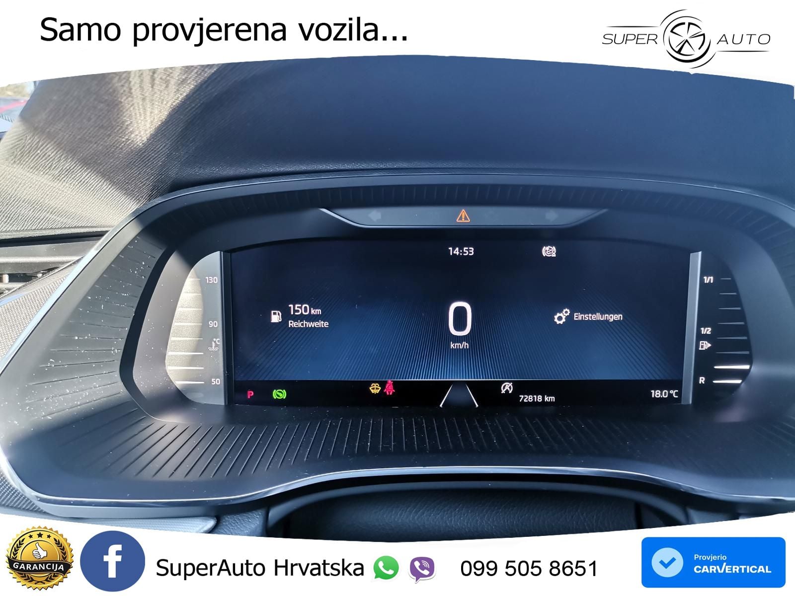 Škoda Octavia Combi 1.5 TSI EVO e-TEC (150 KS) DSG MATRIX+GR SJED+KAM