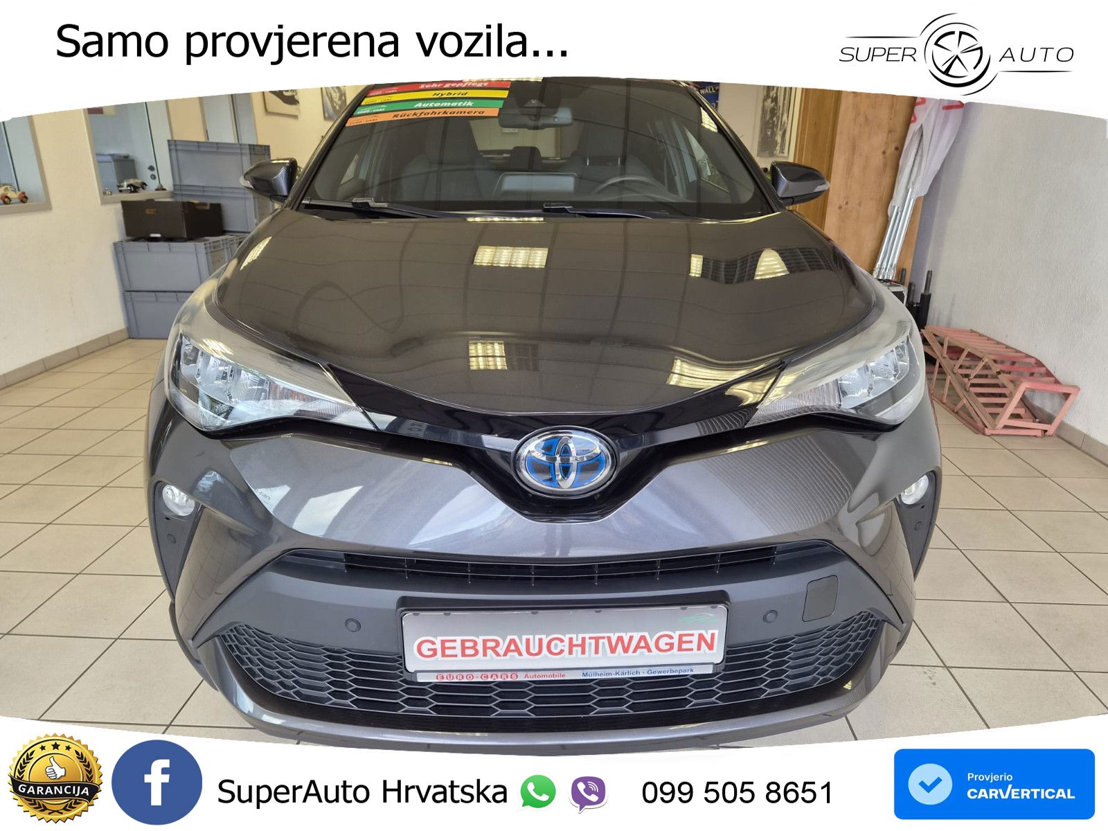 Toyota C-HR 1.8 (122 KS) Hybrid e-CVT Team D LED+GR SJED+ACC