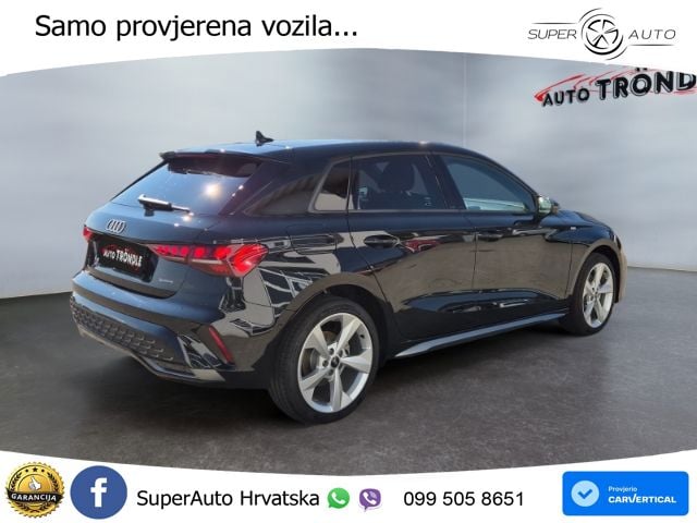 Audi A3 Sportback 40 TFSI (204 KS) quattro S tronic S line LED+GR SJED+ACC