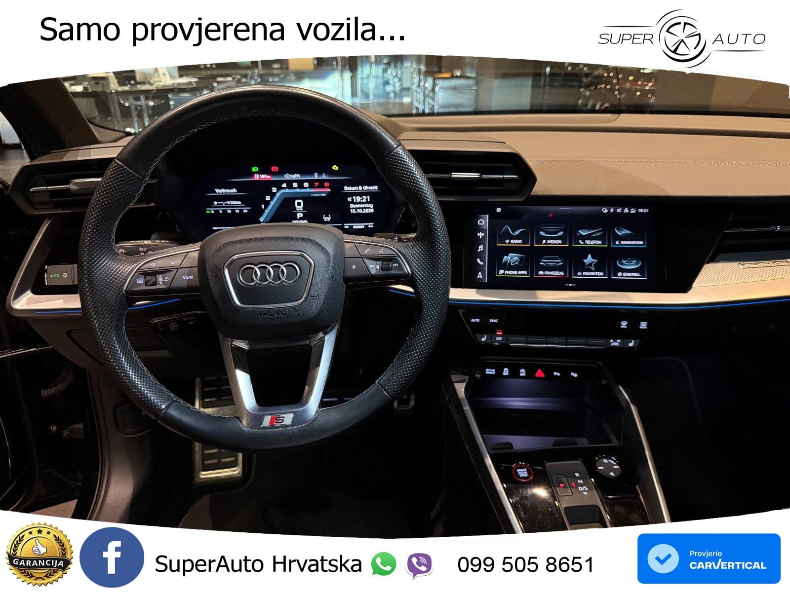 Audi S3 2.0 TFSI (310 KS) quattro S tronic LED+GR SJED+ACC