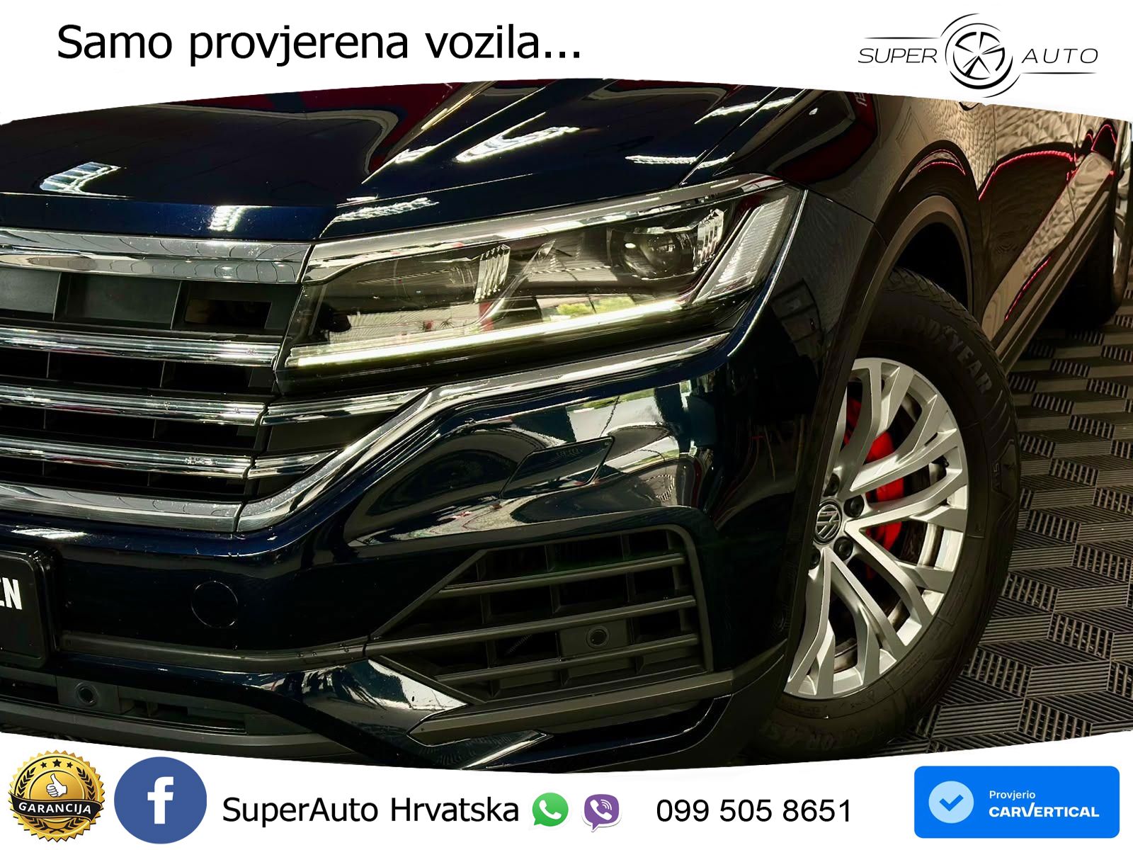 Volkswagen Touareg 3.0 V6 TDI (231 KS) 4MOTION Tiptronic ZRAČNI+ACC+4xGR SJED+KAM