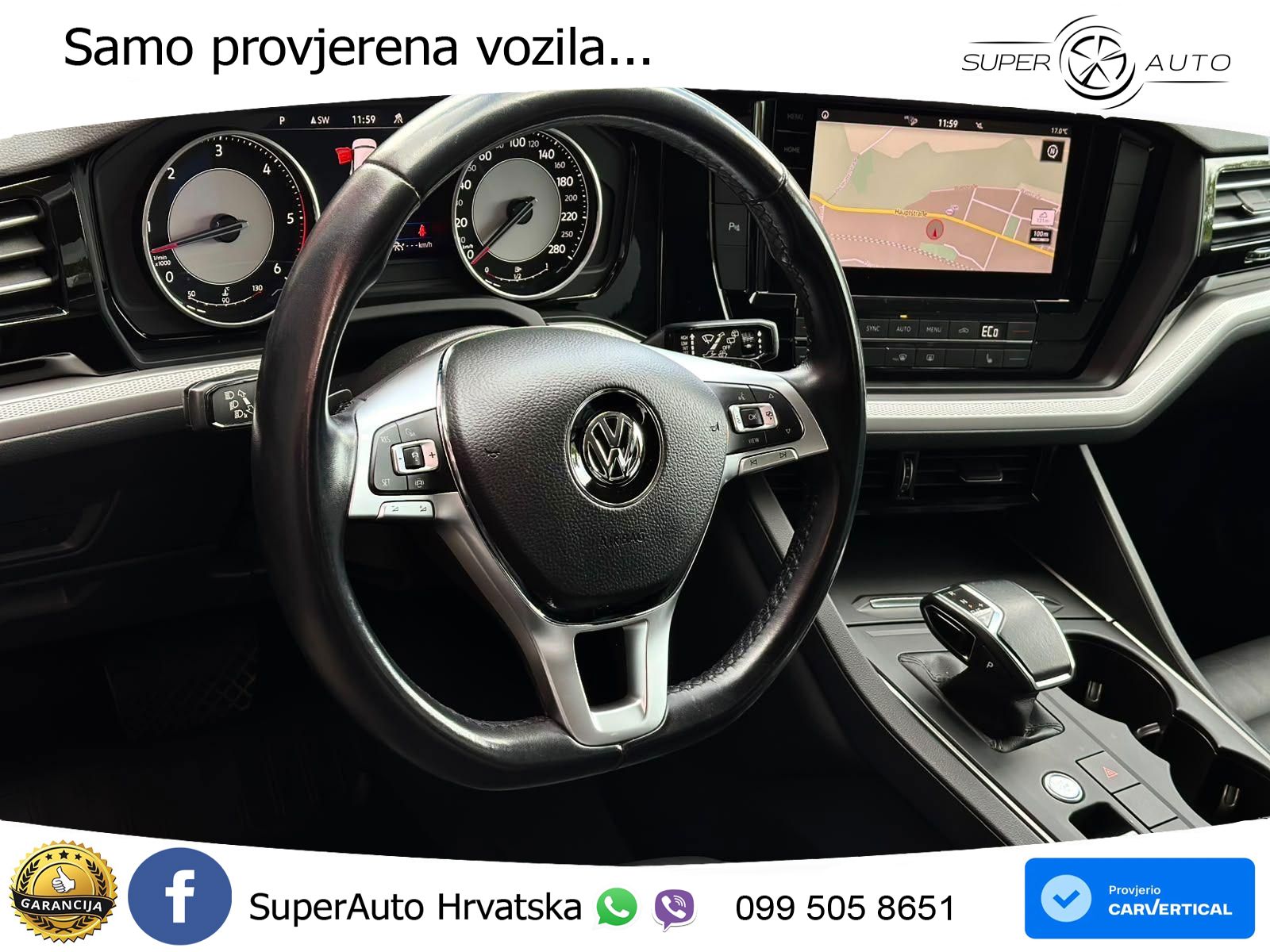 Volkswagen Touareg 3.0 V6 TDI (231 KS) 4MOTION Tiptronic ZRAČNI+ACC+4xGR SJED+KAM