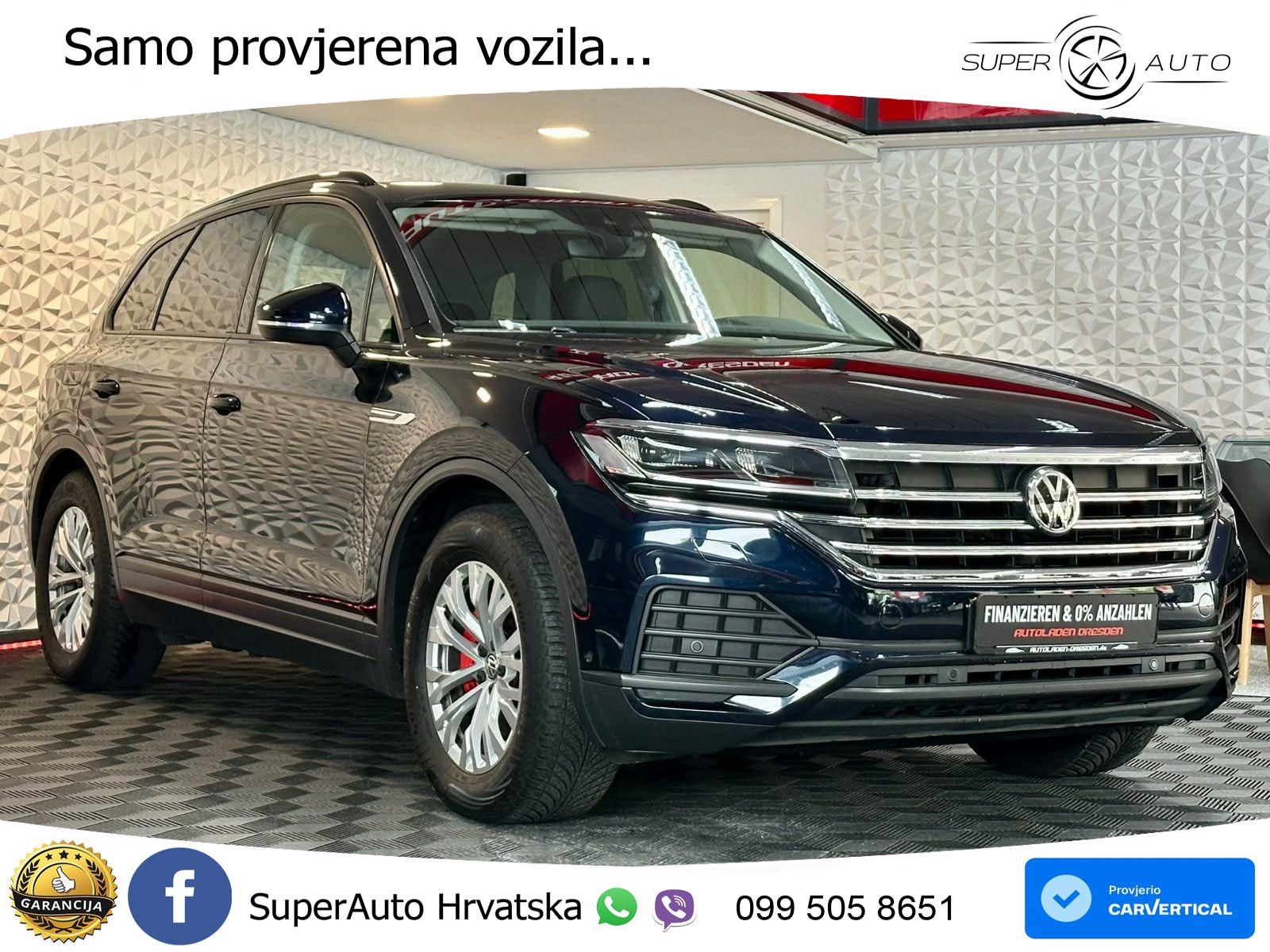Volkswagen Touareg 3.0 V6 TDI (231 KS) 4MOTION Tiptronic ZRAČNI+ACC+4xGR SJED+KAM