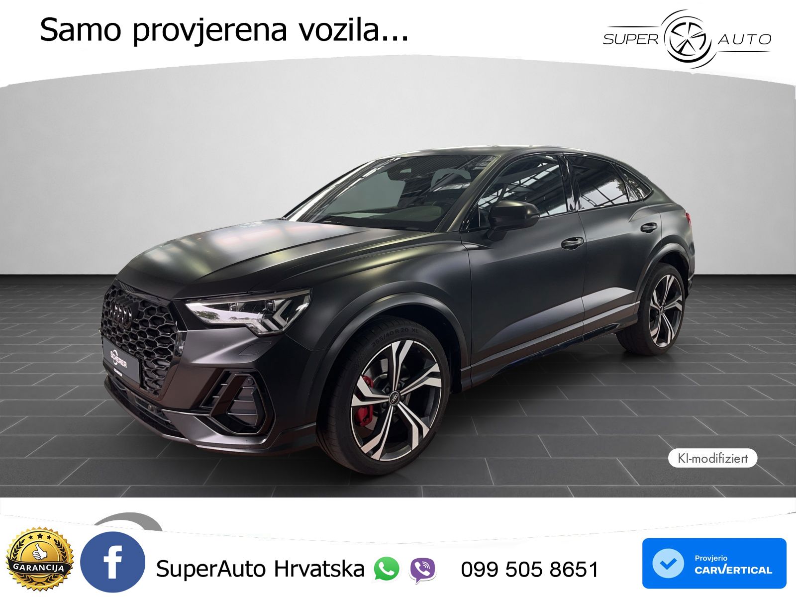 Audi Q3 II Sportback 45 TFSI (245 KS) quattro S tronic S line MATRIX+GR SJED+KAM