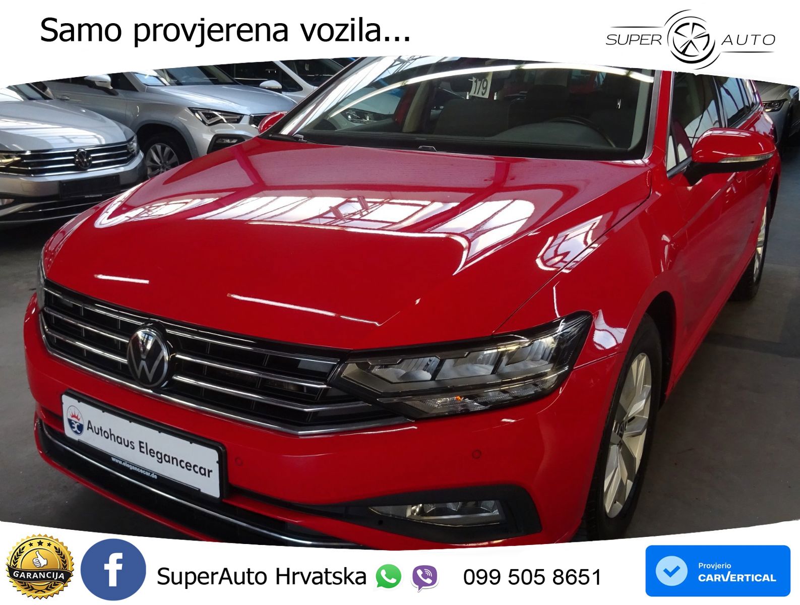 Volkswagen Passat Variant 2.0 TDI (122 KS) DSG LED+GR SJED+ACC