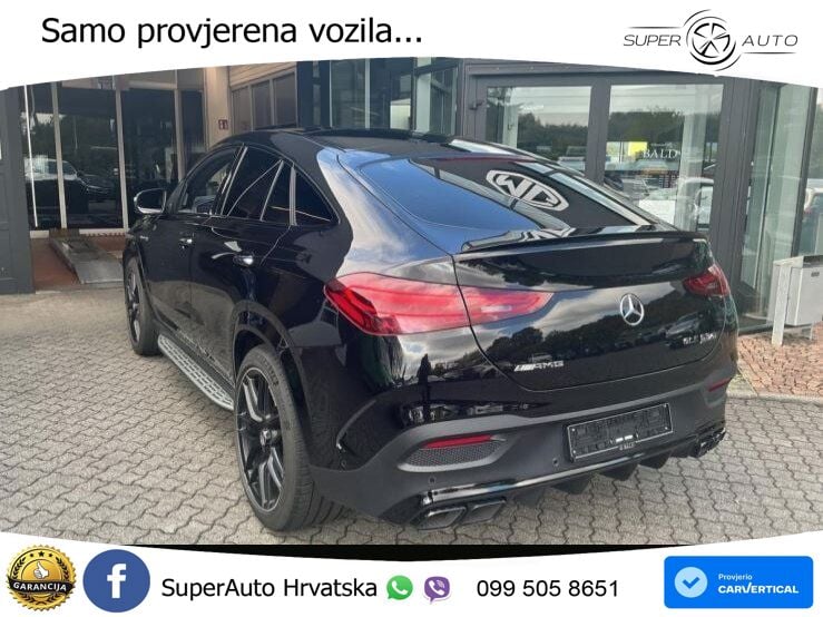 Mercedes AMG GLE Coupe 63 S V8 (612 KS) EQ Boost 4MATIC+ AMG SPEEDSHIFT TCT 9G ACC+HEAD+GR SJED+360+PANO