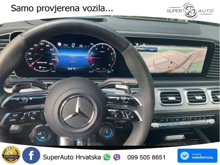 Mercedes AMG GLE Coupe 63 S V8 (612 KS) EQ Boost 4MATIC+ AMG SPEEDSHIFT TCT 9G ACC+HEAD+GR SJED+360+PANO