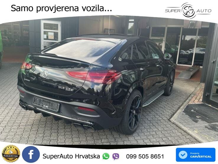 Mercedes AMG GLE Coupe 63 S V8 (612 KS) EQ Boost 4MATIC+ AMG SPEEDSHIFT TCT 9G ACC+HEAD+GR SJED+360+PANO