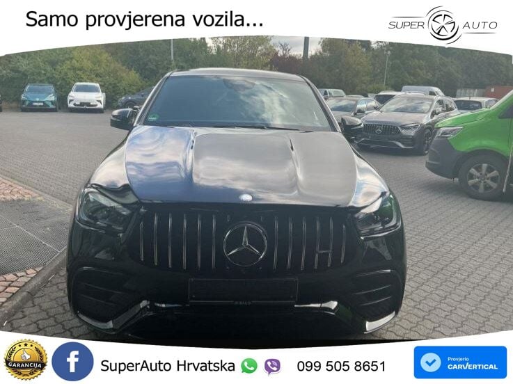 Mercedes AMG GLE Coupe 63 S V8 (612 KS) EQ Boost 4MATIC+ AMG SPEEDSHIFT TCT 9G ACC+HEAD+GR SJED+360+PANO