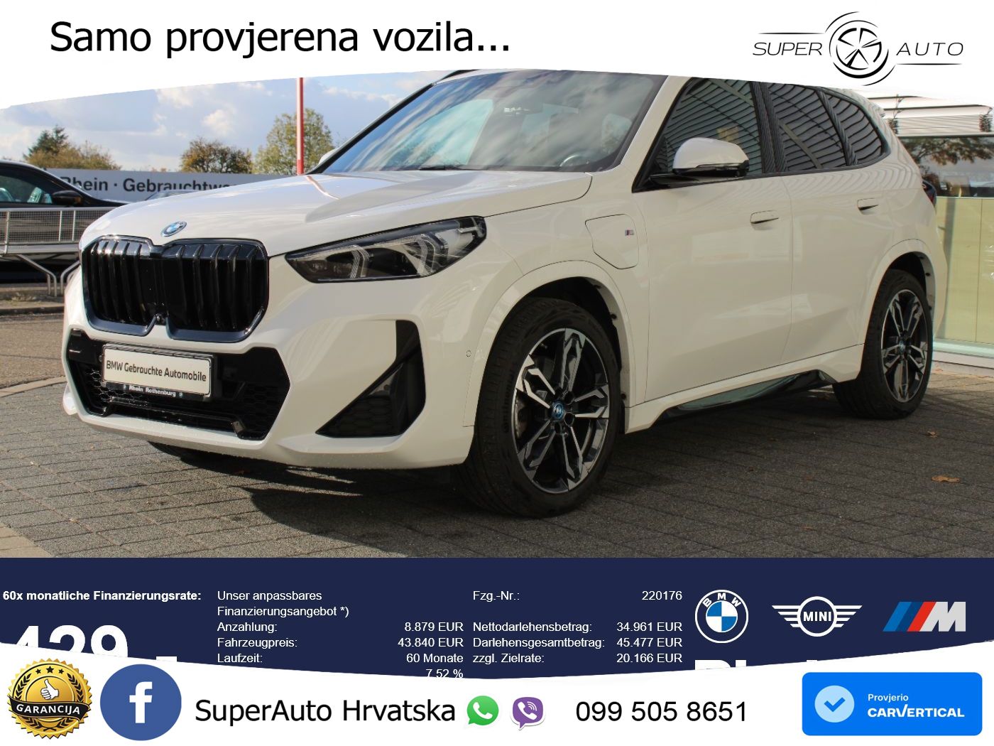 BMW X1 30e (326 KS) xDrive Steptronic M Sport LED+GR SJED+ACC